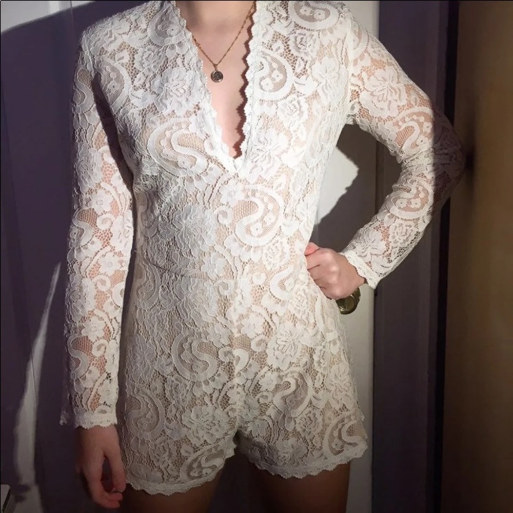 Lace romper